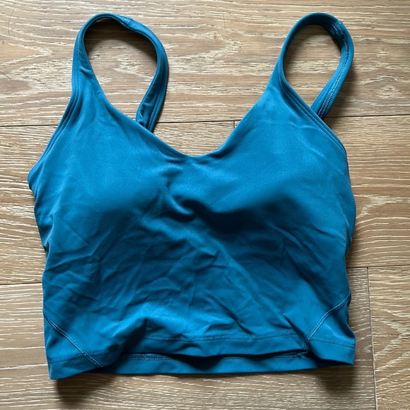 Lululemon crop tank with built in bra - Picture 2 of 3